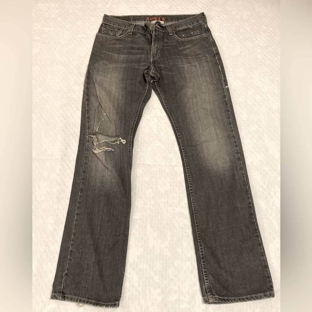 Levi’s 514 slim straight 32x34 jeans, faded black